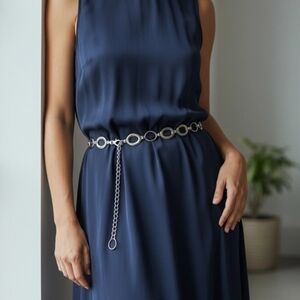 Silver Chain Bracelet waist 36"-39"